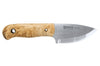 Couteau Helle Mândra H620 lame en acier inox 6,9cm manche en bouleau + étui en cuir