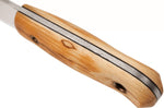 Couteau Helle Mândra H620 lame en acier inox 6,9cm manche en bouleau + étui en cuir