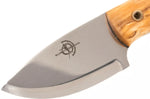 Couteau Helle Mândra H620 lame en acier inox 6,9cm manche en bouleau + étui en cuir