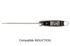 Thermomètre digital Cristel POC compatible induction