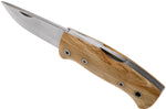 Couteau pliant Helle Kletten H662 manche en bois de bouleau frisé 8cm