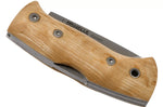Couteau pliant Helle Kletten H662 manche en bois de bouleau frisé 8cm
