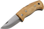 Couteau pliant Helle Kletten H662 manche en bois de bouleau frisé 8cm