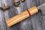 Couteau universel 13,5cm japonais artisanal Yuzo SLD olivier et sequoia