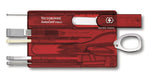 Carte SwissCard Victorinox 7 pièces rouge