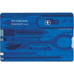 Carte SwissCard Victorinox 7 pièces bleue