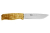 Couteau Helle Jegermester H042 lame en inox 13,5cm manche en bouleau + étui en cuir