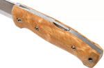 Couteau pliant Helle Bleja H625 manche en bois de bouleau 11,7cm + gaine en cuir