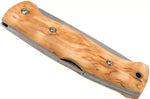 Couteau pliant Helle Bleja H625 manche en bois de bouleau 11,7cm + gaine en cuir