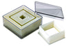 Set de 9 découpoirs professionnels carrés unis polyglass