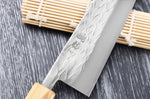 Couteau de chef 21cm japonais artisanal Yuzo SLD olivier et sequoia