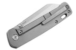 Couteau pliant QSP Penguin 130P manche en titane gris 10,2cm