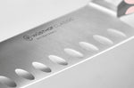 Couteau santoku Wusthof Classic Colour Pink Himalayan Salt forgé lame alvéolée 17cm