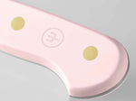 Couteau santoku Wusthof Classic Colour Pink Himalayan Salt forgé lame alvéolée 17cm