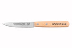 Couteau d'office Nogent Classic manche en hêtre lame crantée 9cm
