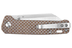 Couteau pliant QSP Penguin 130A manche en micarta marron 10,2cm
