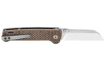 Couteau pliant QSP Penguin 130A manche en micarta marron 10,2cm