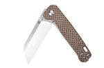 Couteau pliant QSP Penguin 130A manche en micarta marron 10,2cm