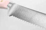 Couteau à pain Wusthof Classic Colour Pink Himalayan Salt forgé lame micro-dentelée 23cm