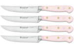 Set de 4 couteaux à steak Wusthof Classic Colour Pink Himalayan Salt forgés lame 12cm