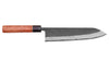 Couteau gyuto 24cm japonais artisanal Masashi Yamamoto BS1 Black Nashiji