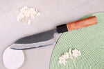 Couteau gyuto 15cm japonais artisanal Masashi Yamamoto BS1 Black Nashiji