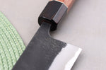 Couteau gyuto 21cm japonais artisanal Masashi Yamamoto BS1 Black Nashiji