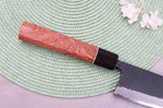 Couteau gyuto 24cm japonais artisanal Masashi Yamamoto BS1 Black Nashiji