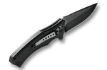 Couteau pliant QSP Sthenia 101A manche en G10 noir 13cm