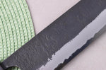 Couteau kiritsuke 24cm japonais artisanal Masashi Yamamoto BS1 Black Nashiji