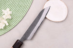 Couteau universel 12cm japonais artisanal Masashi Yamamoto BS1 Black Nashiji