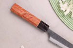 Couteau universel 12cm japonais artisanal Masashi Yamamoto BS1 Black Nashiji