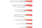 Bloc de 7 couteaux Wusthof Classic Colour Coral Peach forgés
