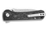 Couteau pliant QSP Hawk 131E manche en fibre de carbone noir 10,5cm