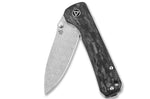 Couteau pliant QSP Hawk 131E manche en fibre de carbone noir 10,5cm