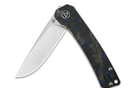 Couteau pliant QSP Osprey Shredded 139G1 manche G10 gris et bleu 10,8cm