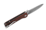 Couteau pliant QSP Hawk 131B2 manche en bois de cocobolo 10,5cm