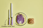 Couteau à saucisson Wusthof Classic Colour Purple Yam forgé lame crantée 14cm