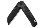 Couteau pliant QSP Penguin 130U manche en fibre de carbone noir 10,2cm