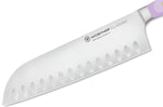 Couteau santoku Wusthof Classic Colour Purple Yam forgé lame alvéolée 17cm
