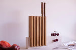 Bloc vide artisanal Arcos Petra en pierre et bois 28x36,4x7,8cm
