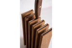 Bloc vide artisanal Arcos Petra en pierre et bois 28x36,4x7,8cm
