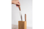 Bloc vide artisanal Arcos Petra en pierre et bois 28x36,4x7,8cm