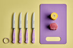 Set de 4 couteaux à steak Wusthof Classic Colour Purple Yam forgé lame 12cm