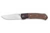 Couteau pliant QSP Gannet 137B manche en fibre de carbone et micarta noir/marron 11,4cm