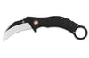 Couteau pliant QSP Eagle 120B karambit manche en G10 noir 13,6cm