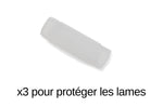 Set éplucheur à julienne Triangle 3 lames interchangeables manche en green grip