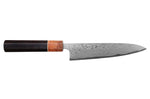 Couteau universel 15cm japonais artisanal Toshihiro Wakui Aogami 2 damas laminé