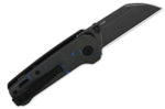 Couteau pliant QSP Penguin mini 130XSD2 manche en carbone et G10 8,2cm