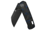 Couteau pliant QSP Penguin mini 130XSD2 manche en carbone et G10 8,2cm